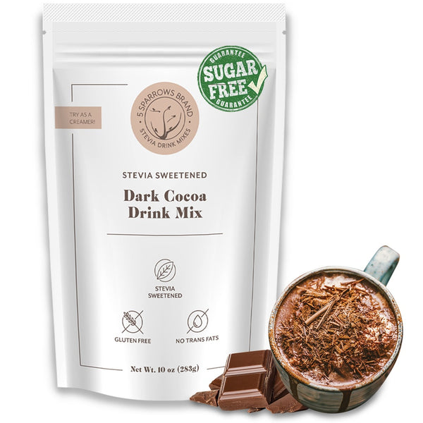 5 Sparrows Sugar-Free Dark Cocoa Drink Mix / Coffee Creamer